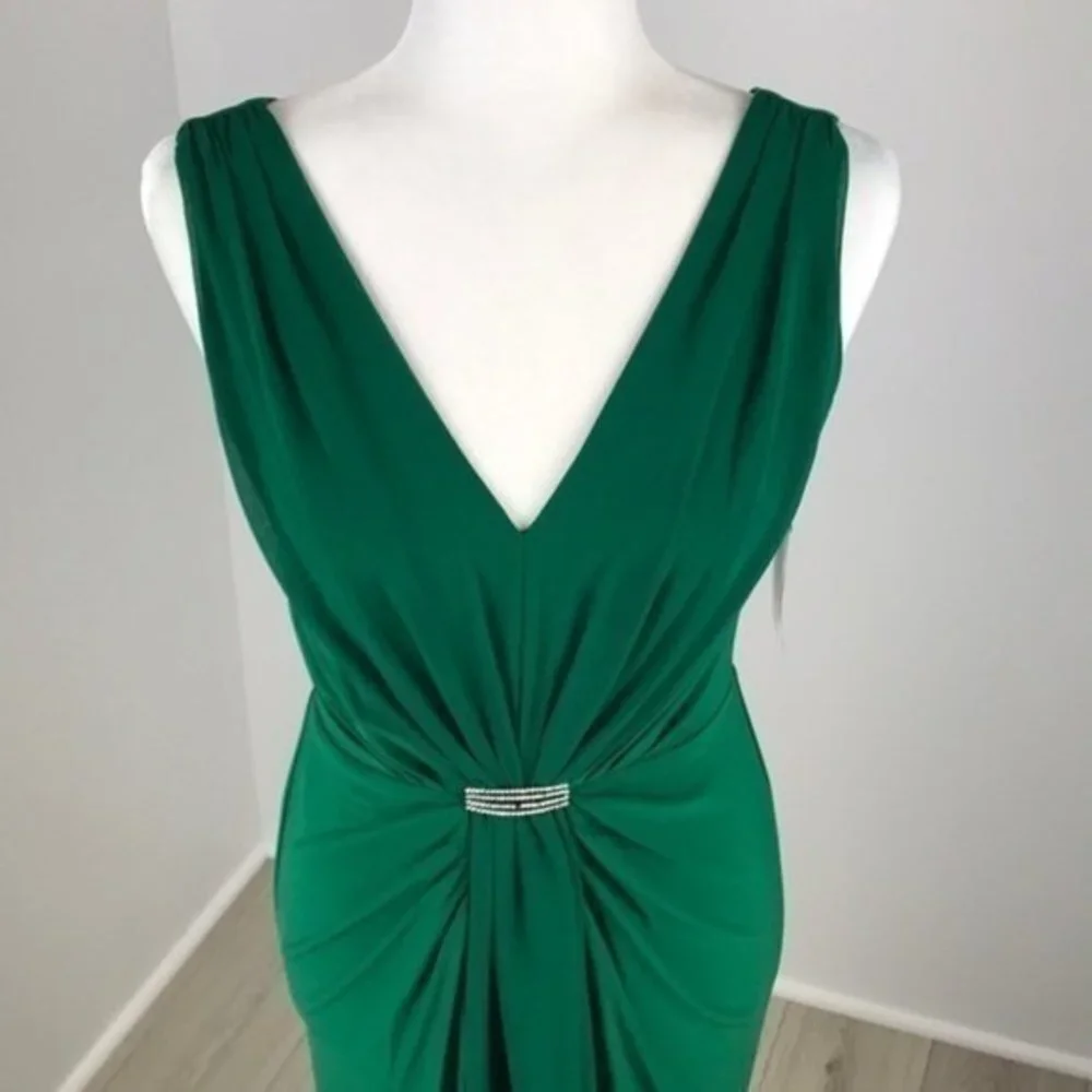 Ralph Lauren Sleeveless Rhinestone Gown Size 0 - Picture 2 of 9